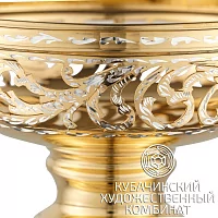 Конфетница из серебра 925 пробы