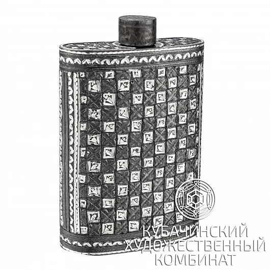 Фляга из серебра на 85 мл