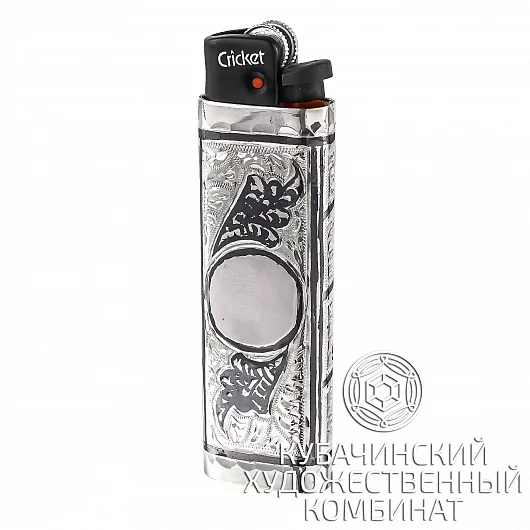 Зажигалка из серебра