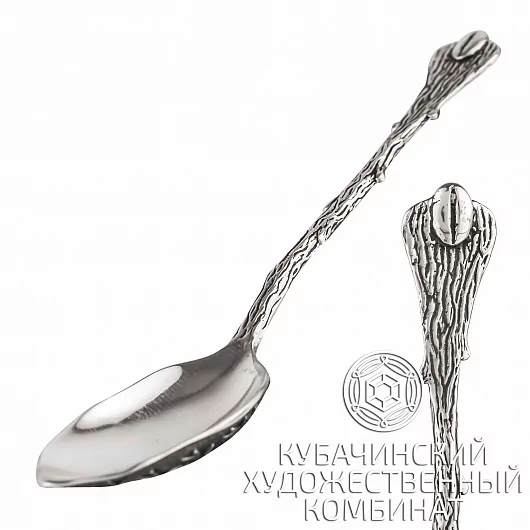 Ложка кофейная из серебра 925 пробы