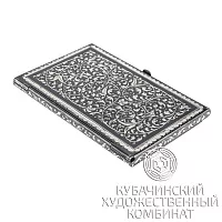 Визитница из серебра 925 пробы