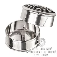 Таблетница серебряная