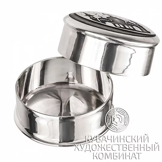 Таблетница серебряная