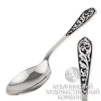 Ложка кофейная из серебра 925 пробы