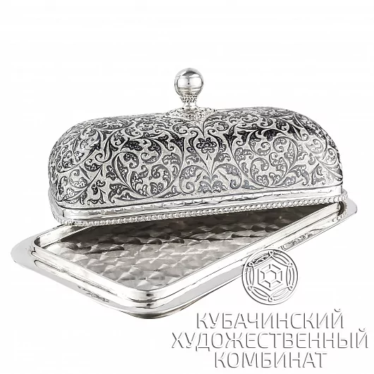 Масленка из серебра