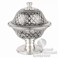 Икорница серебряная на 110 мл