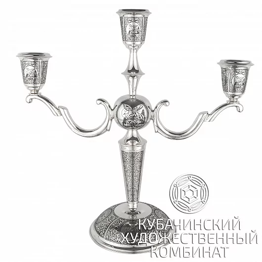 Подсвечник из серебра