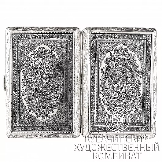 Портсигар из серебра