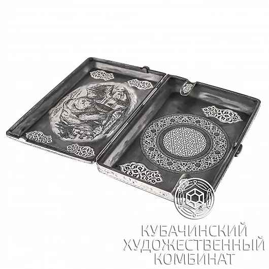 Пепельница серебряная 