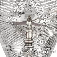 Самовар из серебра 925 пробы