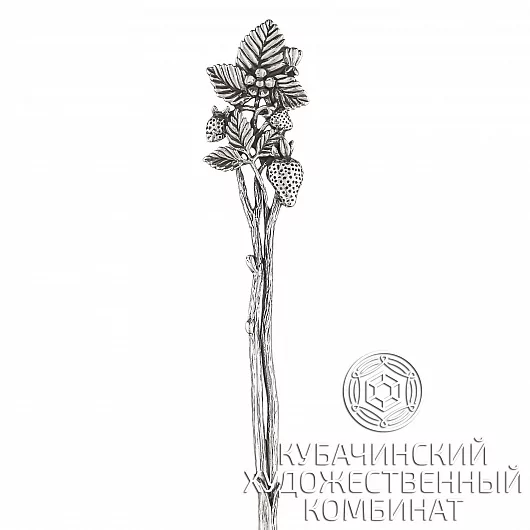 Ложка чайная из серебра 925 пробы