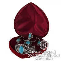 Комплект украшений из серебра