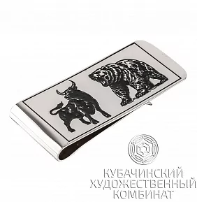 Зажим из серебра