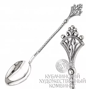 Ложка чайная из серебра 925 пробы