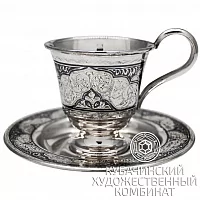 Чайная пара из серебра