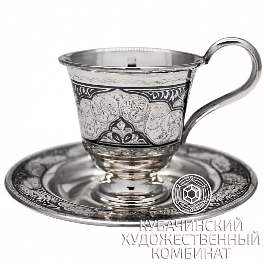 Чайная пара из серебра