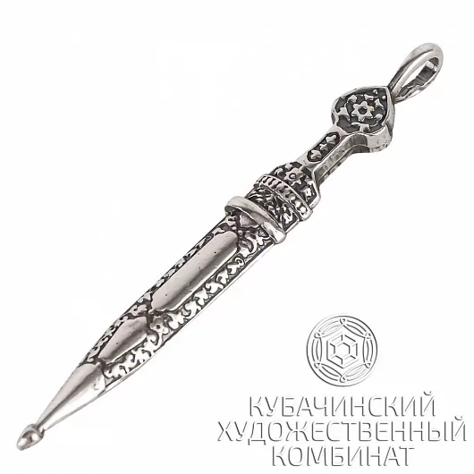 Кулон ручной работы из серебра 925 пробы