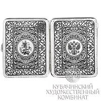 Портсигар из серебра