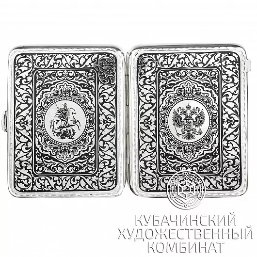 Портсигар из серебра
