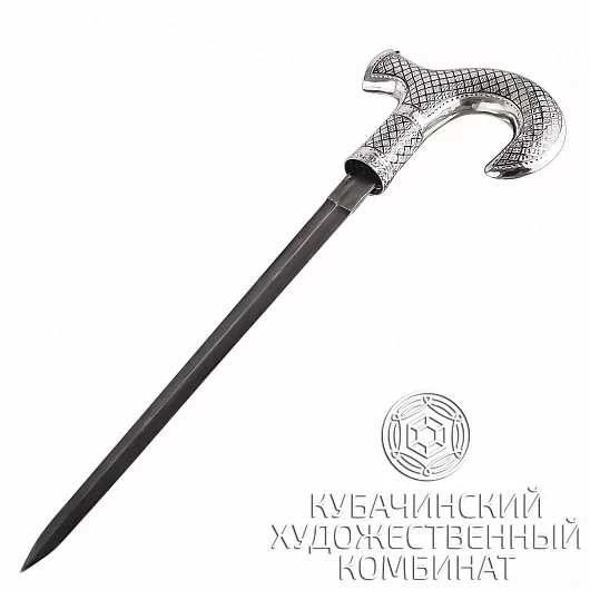 Трость из серебра