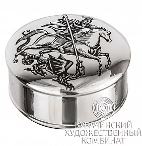 Таблетница из серебра