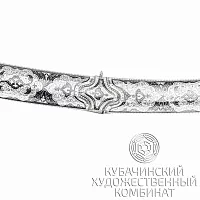 Сабля из серебра