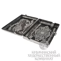 Пепельница серебряная