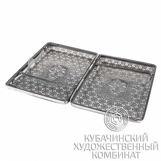 Портсигар из серебра