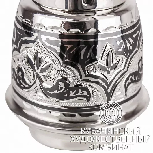 Солонка серебряная