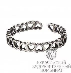 Кольцо серебряное 925 пробы