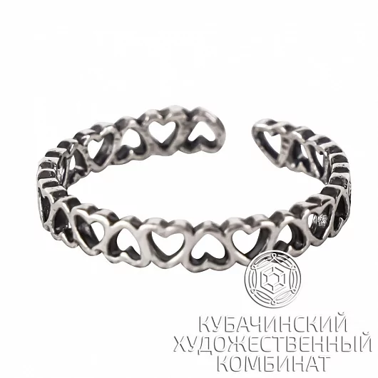 Кольцо серебряное 925 пробы