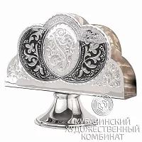 Салфетница из серебра