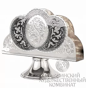 Салфетница из серебра