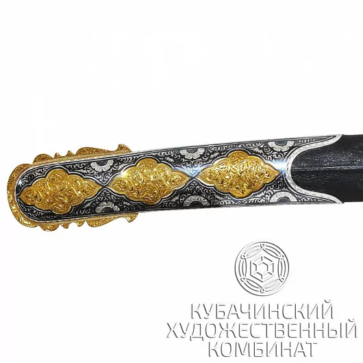 Сабля ручной работы из серебра