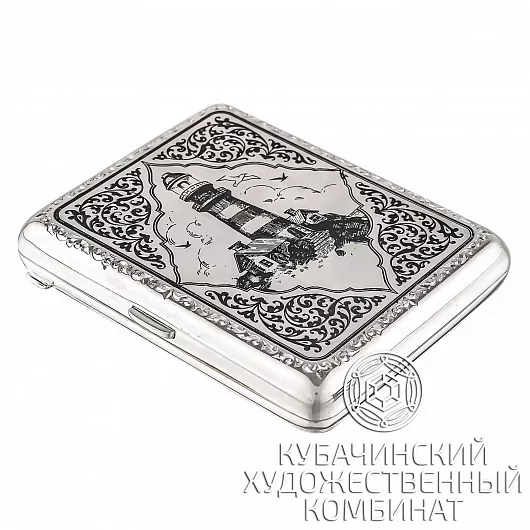 Портсигар из серебра