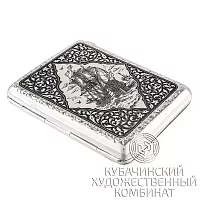 Портсигар из серебра