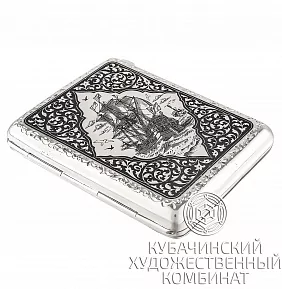 Портсигар из серебра