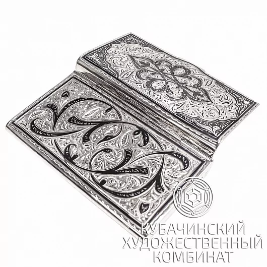 Визитница из серебра