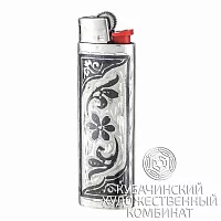 Зажигалка из серебра