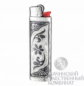 Зажигалка из серебра