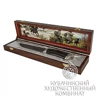 Нож из дамасской стали
