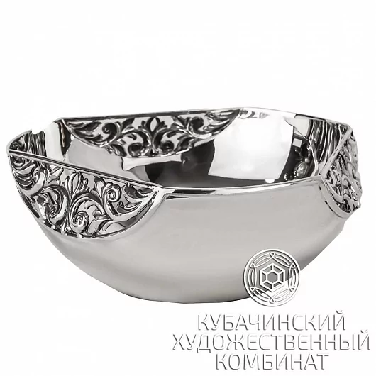 Конфетница серебряная 925 пробы 