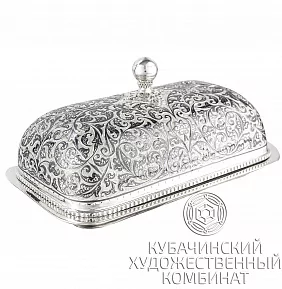 Масленка из серебра