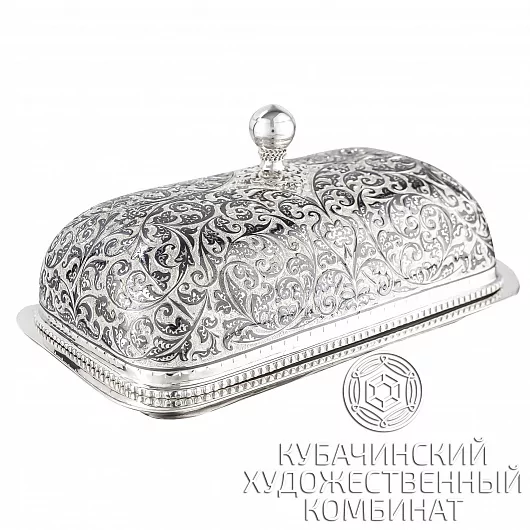 Масленка из серебра