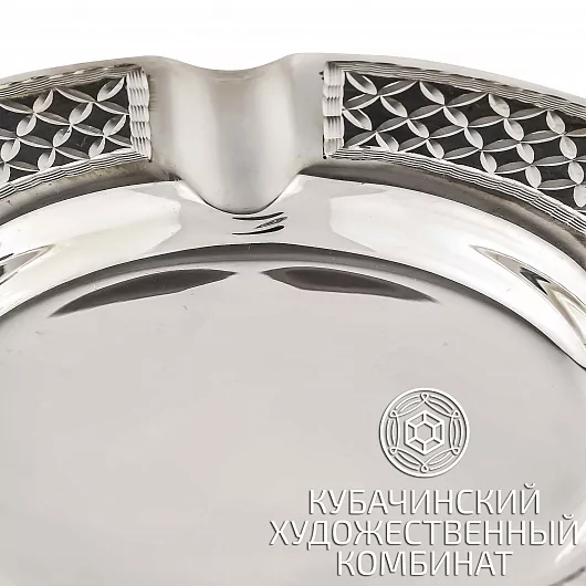 Пепельница серебряная
