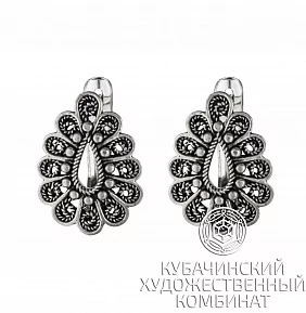Серьги из серебра 925 пробы