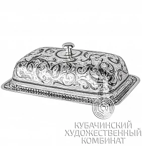 Маслёнка из серебра