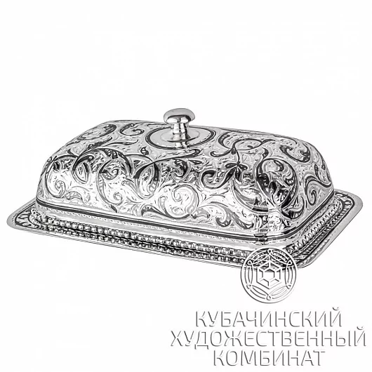 Маслёнка из серебра