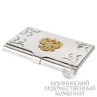 Визитница из серебра