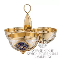 Менажница из серебра